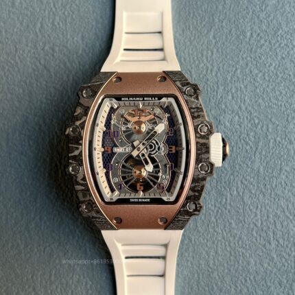 Richard Mille Mens Watch 50x43mm Automatic Mechanical Movement Stainless Steel Watches