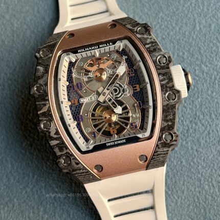 Richard Mille Mens Watch 50x43mm Automatic Mechanical Movement Stainless Steel Watches - Image 4