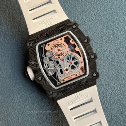 Richard Mille Mens Watch 50x43mm Automatic Mechanical Movement Stainless Steel Watches - Image 7