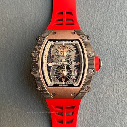 Richard Mille Mens Watch 50x43mm Quartz Movement Stainless Steel Watches