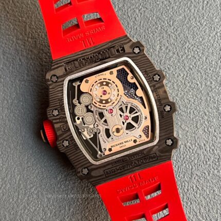 Richard Mille Mens Watch 50x43mm Quartz Movement Stainless Steel Watches - Image 5