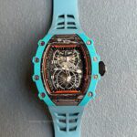 Richard Mille Mens Watch 50x43mm Quartz Movement Stainless Steel Watches