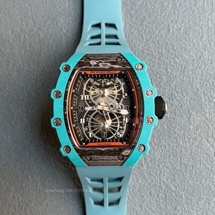 Richard Mille Mens Watch 50x43mm Quartz Movement Stainless Steel Watches