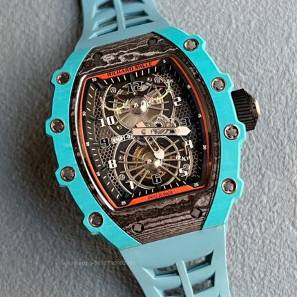 Richard Mille Mens Watch 50x43mm Quartz Movement Stainless Steel Watches - Image 4