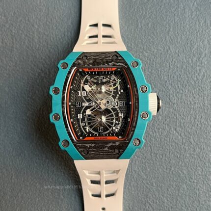 Richard Mille Mens Watch 50x43mm Quartz Movement Stainless Steel Watches