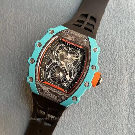 Richard Mille Mens Watch 50x43mm Quartz Movement Stainless Steel Watches - Image 3