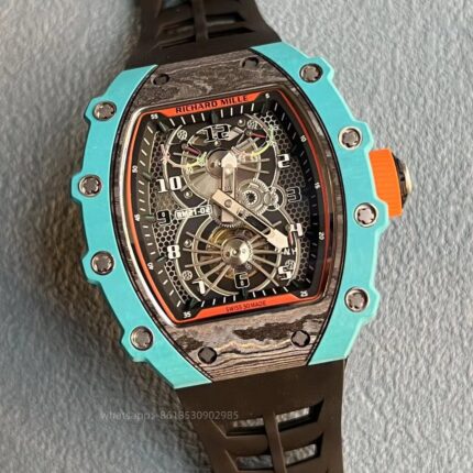 Richard Mille Mens Watch 50x43mm Quartz Movement Stainless Steel Watches - Image 4