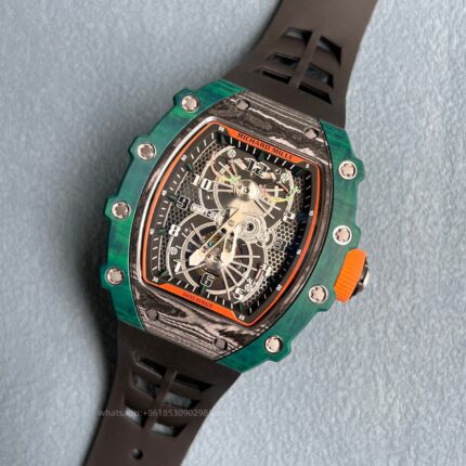 Richard Mille Mens Watch 50x43mm Quartz Movement Stainless Steel Watches - Image 3