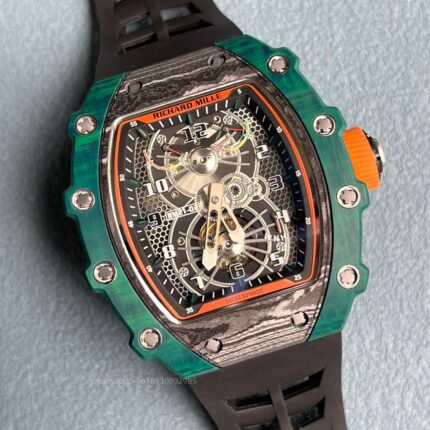 Richard Mille Mens Watch 50x43mm Quartz Movement Stainless Steel Watches - Image 4