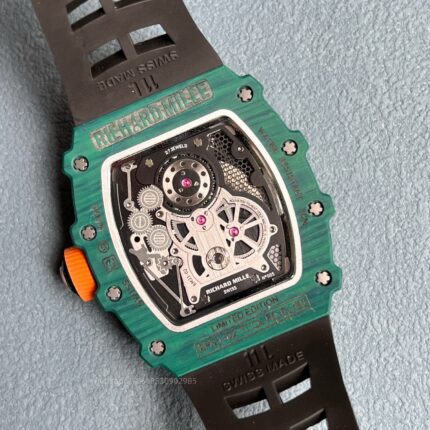 Richard Mille Mens Watch 50x43mm Quartz Movement Stainless Steel Watches - Image 7