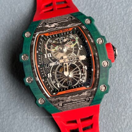 Richard Mille Mens Watch 50x43mm Quartz Movement Stainless Steel Watches - Image 4