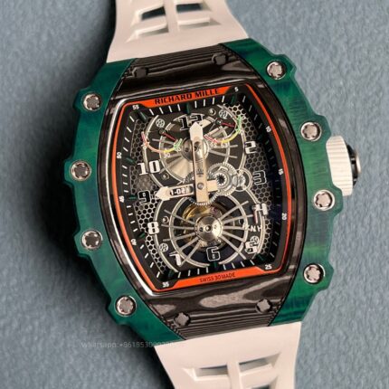 Richard Mille Mens Watch 50x43mm Quartz Movement Stainless Steel Watches - Image 4
