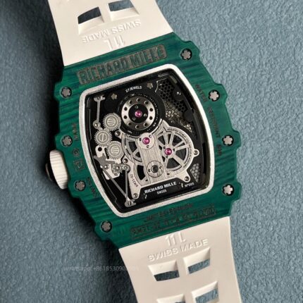 Richard Mille Mens Watch 50x43mm Quartz Movement Stainless Steel Watches - Image 7