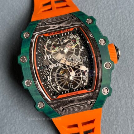 Richard Mille Mens Watch 50x43mm Quartz Movement Stainless Steel Watches - Image 4