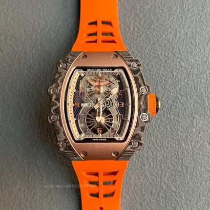 Richard Mille Mens Watch 50x43mm Quartz Movement Stainless Steel Watches