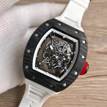 Richard Mille Mens Watch 50x43mm Automatic Mechanical Movement Stainless Steel Watches - Image 3