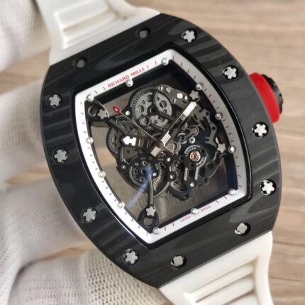 Richard Mille Mens Watch 50x43mm Automatic Mechanical Movement Stainless Steel Watches - Image 4