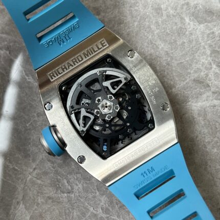 Richard Mille Mens Watch 49x41mm Automatic Mechanical Movement Stainless Steel Watches - Image 7