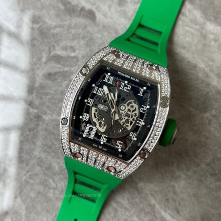 Richard Mille Mens Watch 49x41mm Automatic Mechanical Movement Stainless Steel Watches - Image 3