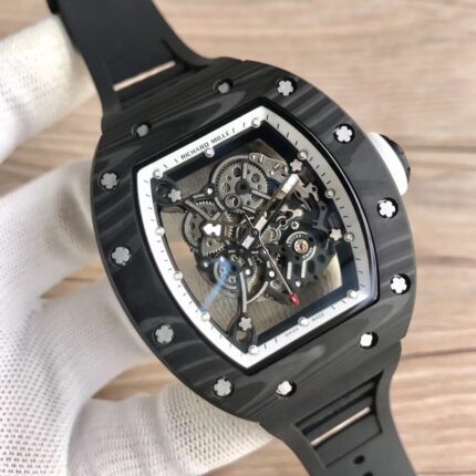 Richard Mille Mens Watch 50x43mm Automatic Mechanical Movement Stainless Steel Watches - Image 3