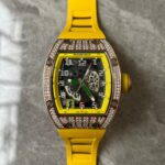 Richard Mille Mens Watch 49x41mm Automatic Mechanical Movement Stainless Steel Watches