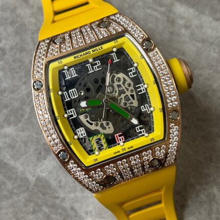 Richard Mille Mens Watch 49x41mm Automatic Mechanical Movement Stainless Steel Watches - Image 4