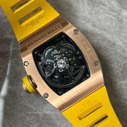 Richard Mille Mens Watch 49x41mm Automatic Mechanical Movement Stainless Steel Watches - Image 7