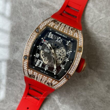 Richard Mille Mens Watch 49x41mm Automatic Mechanical Movement Stainless Steel Watches - Image 3