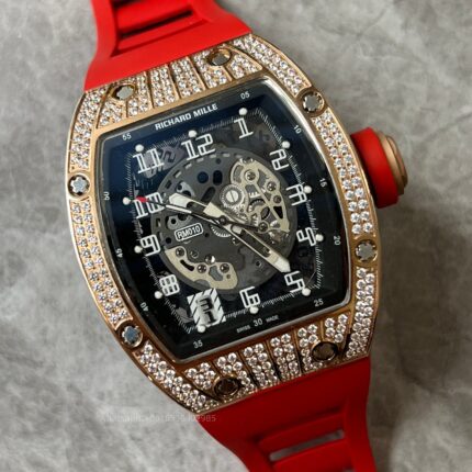 Richard Mille Mens Watch 49x41mm Automatic Mechanical Movement Stainless Steel Watches - Image 4