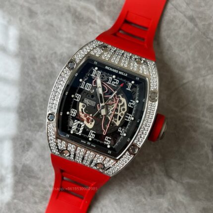 Richard Mille Mens Watch 49x41mm Automatic Mechanical Movement Stainless Steel Watches - Image 3