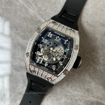 Richard Mille Mens Watch 49x41mm Automatic Mechanical Movement Stainless Steel Watches - Image 3