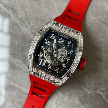 Richard Mille Mens Watch 49x41mm Automatic Mechanical Movement Stainless Steel Watches - Image 3