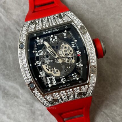 Richard Mille Mens Watch 49x41mm Automatic Mechanical Movement Stainless Steel Watches - Image 4