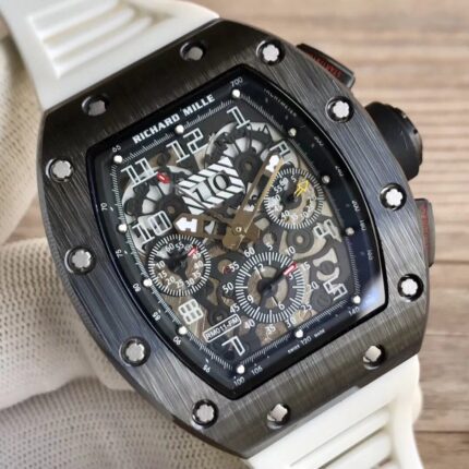 Richard Mille Mens Watch 50x40mm Cal.7750 Automatic Mechanical Movement Stainless Steel Watches - Image 2