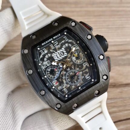 Richard Mille Mens Watch 50x40mm Cal.7750 Automatic Mechanical Movement Stainless Steel Watches - Image 4