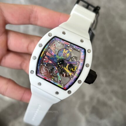 Richard Mille Mens Watch 49x41mm Automatic Mechanical Movement Stainless Steel Watches - Image 3