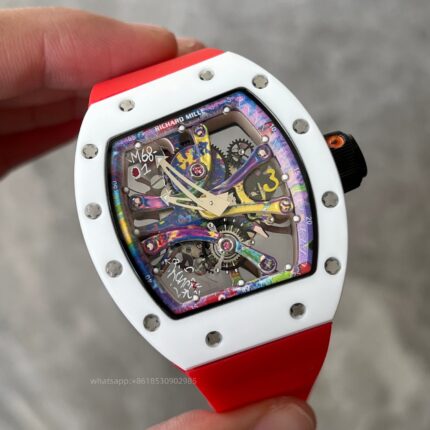 Richard Mille Mens Watch 49x41mm Automatic Mechanical Movement Stainless Steel Watches - Image 4