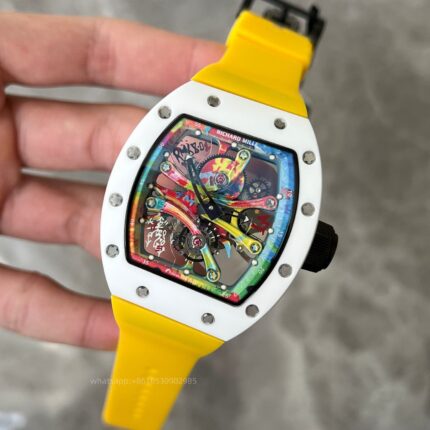 Richard Mille Mens Watch 49x41mm Automatic Mechanical Movement Stainless Steel Watches - Image 3