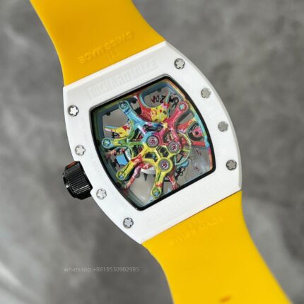 Richard Mille Mens Watch 49x41mm Automatic Mechanical Movement Stainless Steel Watches - Image 7