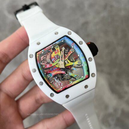 Richard Mille Mens Watch 49x41mm Automatic Mechanical Movement Stainless Steel Watches - Image 2