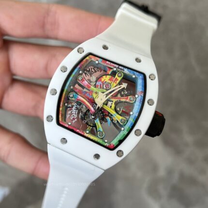 Richard Mille Mens Watch 49x41mm Automatic Mechanical Movement Stainless Steel Watches - Image 3