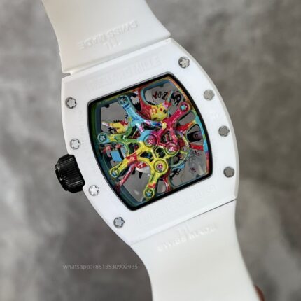 Richard Mille Mens Watch 49x41mm Automatic Mechanical Movement Stainless Steel Watches - Image 7