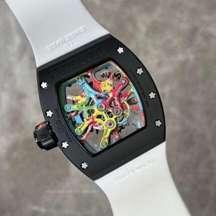 Richard Mille Mens Watch 49x41mm Automatic Mechanical Movement Stainless Steel Watches - Image 7