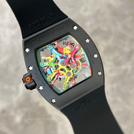 Richard Mille Mens Watch 49x41mm Automatic Mechanical Movement Stainless Steel Watches - Image 7