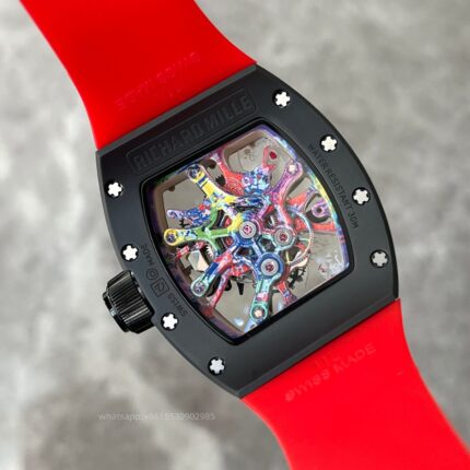 Richard Mille Mens Watch 49x41mm Automatic Mechanical Movement Stainless Steel Watches - Image 7