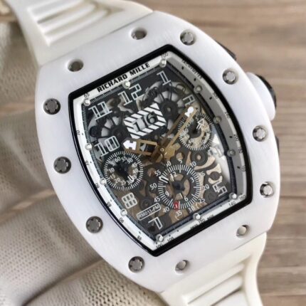 Richard Mille Mens Watch 50x40mm Cal.7750 Automatic Mechanical Movement Stainless Steel Watches - Image 4