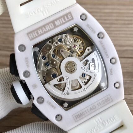 Richard Mille Mens Watch 50x40mm Cal.7750 Automatic Mechanical Movement Stainless Steel Watches - Image 5