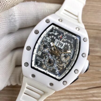 Richard Mille Mens Watch 50x40mm Cal.7750 Automatic Mechanical Movement Stainless Steel Watches - Image 3