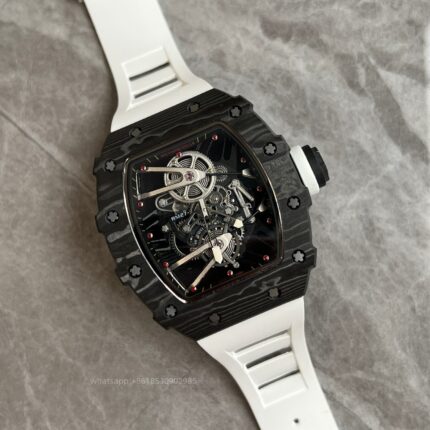 Richard Mille Mens Watch 50x43mm Automatic Mechanical Movement Stainless Steel Watches - Image 2