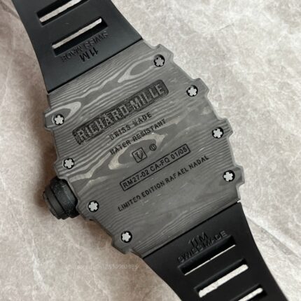 Richard Mille Mens Watch 50x43mm Automatic Mechanical Movement Stainless Steel Watches - Image 7